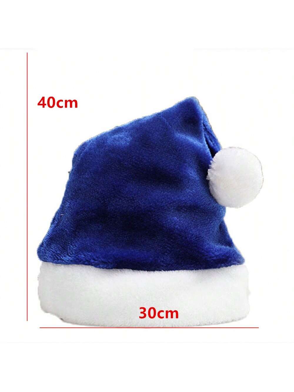 1pc Multi Color Short Frabic Christmas Hats Adults Soft Xmas Santa Claus Hat Noel Decoration Merry Christmas Ornaments Sombrero Santa Hat